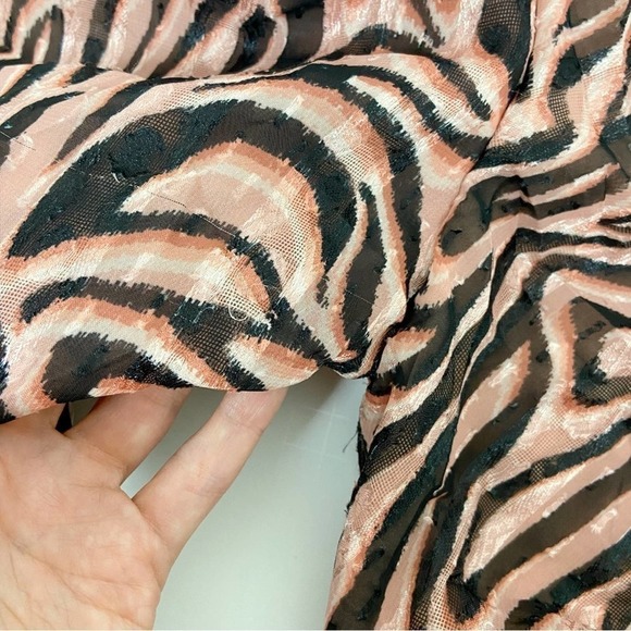 Dundas x Revolve Norma Mini Dress Natural Zebra Size S - Picture 10 of 15